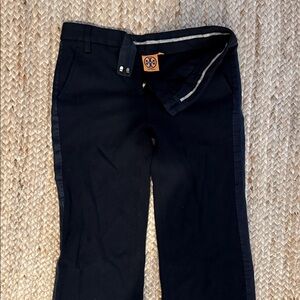 Tory Burch Black Trousers with Black Sleek Accent